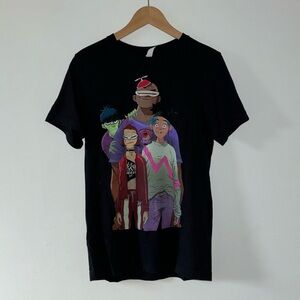 Gorillaz Fall 2022 Tour Merch T Shirt Black